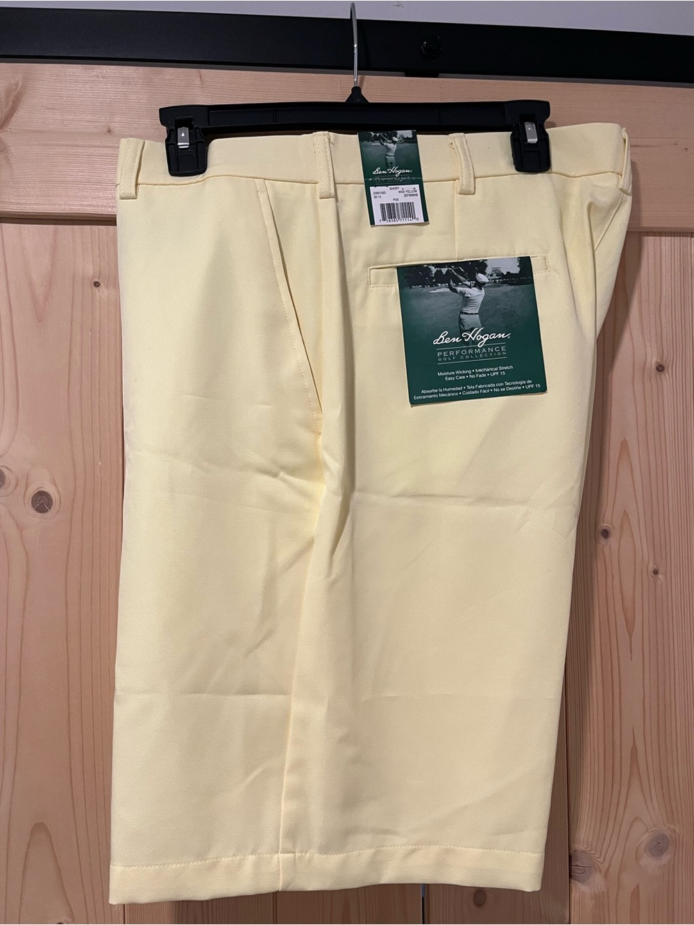 Ben Hogan Performance Golf Shorts Wax Yellow Size 36 NWT ⛳️